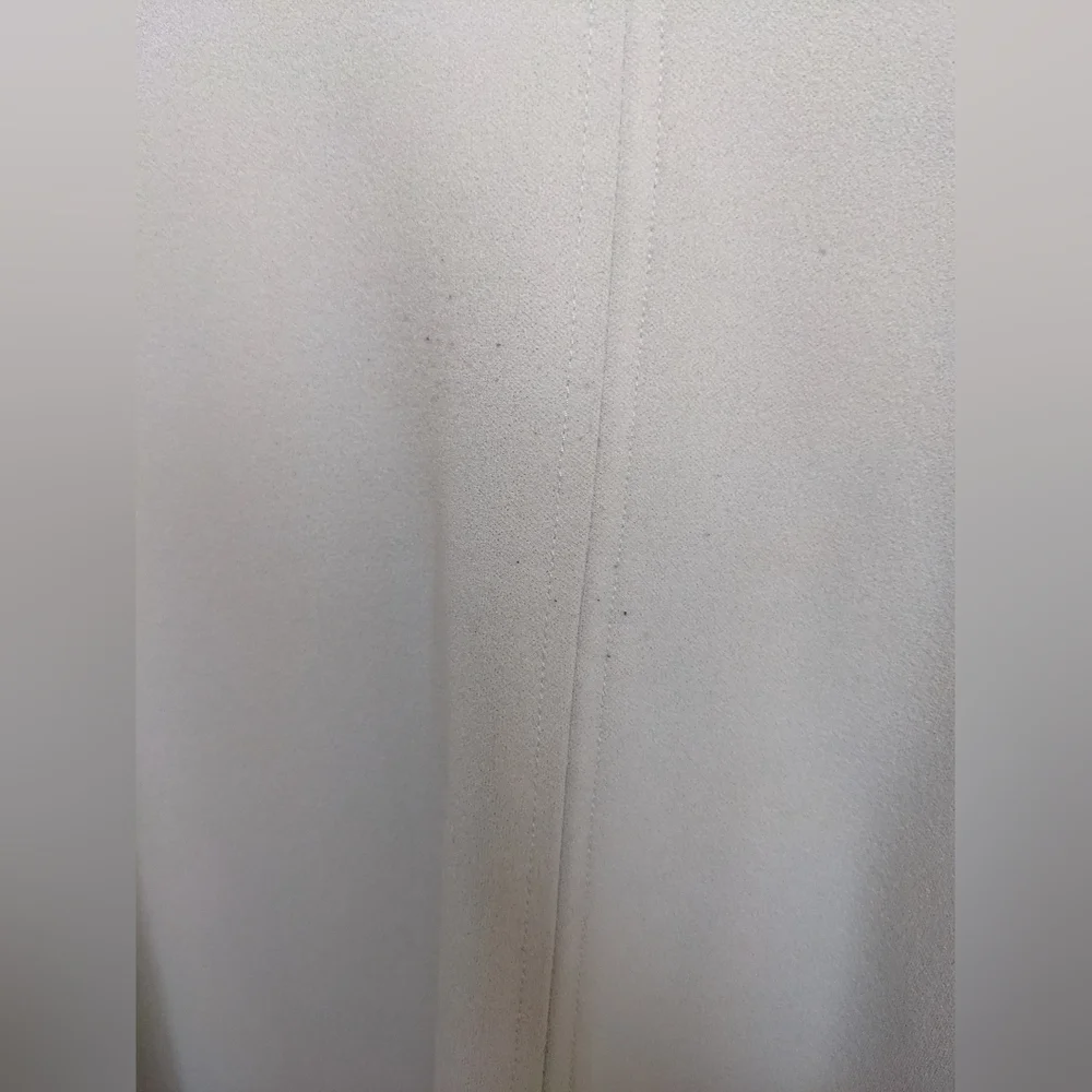 Women's Long Sleeve White Blouse - Picture 5 of 9